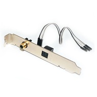 1X Coaxial Digital Sound Card Baffle DAC DTS Decoder 24BIT192KHz For Motherboard
