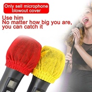 2pcs Disposable Non-woven Microphone Cover Removal Windscreen Protective Mic Cap Pad for KTV Karaoke