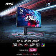 MSI  MPG 242R X60N｜600Hz 專業級電競顯示器