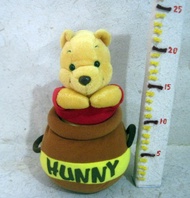 Boneka Winnie The Pooh Original Disney Pooh In The Honey Jar