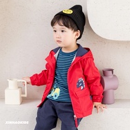 Jaket Bertudung Kanak-kanak Musim Gugur 2021 Jaket Bayi Bergaya Baharu Jaket Jaket Dinosaur Lelaki
