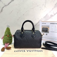 LV Speedy 20黑壓花波士頓包