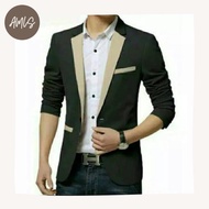 HITAM Men's Blazer/Men's Blazer/Men's Blazer/blesher/Black mix cream