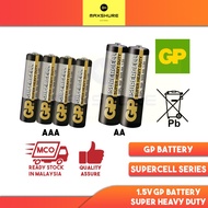 [MaxShure]GP SUPERCELL Series AA GP15PL / AAA GP24S 1.5V Battery SUPER HEAVY DUTY for daily applicat