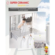 Stainless Steel Mounted Hanger/ Ampaian Baju/ Besi/ Silver