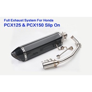 Motorcycle Exhaust Pipe Mufflers Link Pipe Contact Pipe Slip On Exhaust With DB Killer Silencer For 