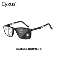 Cyxus photochromic multifocal reading glasses both near and far vision blue light protection 2048