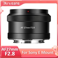 7Artisans 27mm F2.8 APS-C Auto Focus cookie lens for Sony E-mount ZV-E10 A6400