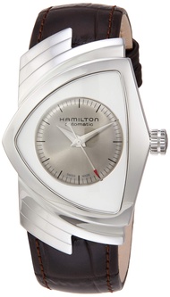 Hamilton Watch Ventura Auto | Swiss Made | 34.7mm x 53.5mm Stainless Steel Case | Grey Dial Analog W