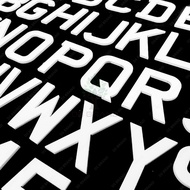 Standard JPJ saiz Nombor Plat Motor/Motor JPJ APProve Number Plate Alphabet /  Flat Surface