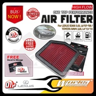 OTP Washable Drop In Air Filter Performance Lexus IS220 250 350 GS350 430 RAV 4 2.0 2.4 ESTIMA 3.5 V