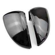 Suitable for 10-17 Volkswagen Polo Polo 6R6C Reversing Mirror Cover Carbon Fiber Pattern Bright Blac