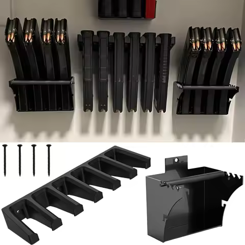 Wall Mount Mag Storage Display Stand AR Magazine Holder Hold Up Tactical Cartridge Charger Holder fo