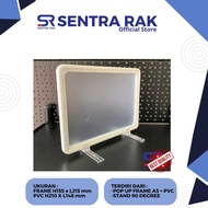A5+ Promotional Frame Stand Frame 90 degree - Clear