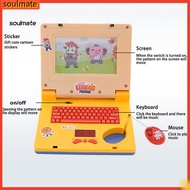 soulmate|  Children Computer Toy with Mouse Kids Laptop Toy Children's Educational Computer Toy for 