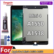 100% Tested LCD For Pad mini 4 Mini4 A1538 A1550 LCD Display Touch Screen Digitizer Panel Assembly R