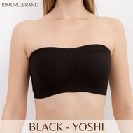 YOSHI BRA บราเกาะอกเจลลี่ เกาะแน่นไม่หลุด ไร้ขอบ ไร้โครง เต็มคัพ Rimuru แบรนด์แท้จากญี่ปุ่น ใส่สบาย