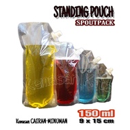 STANDING POUCH 150 ML SPOUTPACK PLASTIK KEMASAN CAIRAN MINUMAN MINYAK