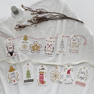 Christmas Decoration Elevator Gift [N-05] Tree Wrapping Card Message Message Card