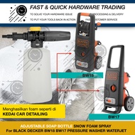 500 1L AIR TAJAM LEBAR SNOW FOAM BEKAS SABUN BLACK DECKER BW17 BW18  PRESSURE WASHER WATERJET CAR WA