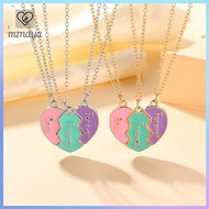 [MinaZ] BFF Necklace Set for 3 Girls Matching Heart Pendant Friendship Jewelry Gift PH