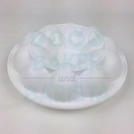 Silicone Mold White Round Queen 20.5cm bakernbar99 Very Popular