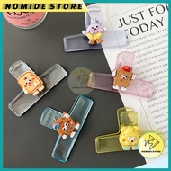 Transparent Paper Clip Clear Plastic Paper Clip School Office Supplies Aesthetic
