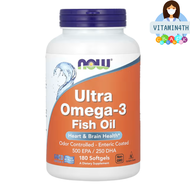 NOW Foods Ultra Omega-3 Fish Oil 180 Softgels