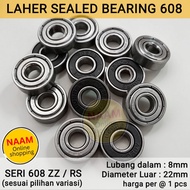 FREEHUB 608 HUB BEARING - SEALED BICYCLE WHEEL AXLE BEARING 608