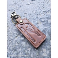 GANTUNGAN Ford Mustang genuine leather keychain