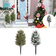 Gralara Artificial Christmas Tree Branch Topiary Tree Lifelike Height 55 cm with Ground