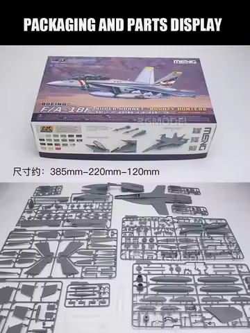 MENG Assemble Plastic Scale Model Kit LS-016 1/48 Boeing F/A-18F Super Hornet Bounty Hunters