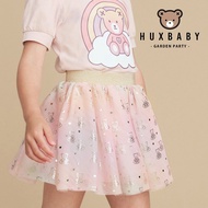 Huxbaby Pink Cloud Bear Fairy Tulle Puff Skirt Kids' Short Dress Australian Design Girl