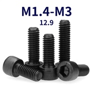 Hex Socket Cap Screw | Alloy Steel Grade 12.9  | Skru Allen Key Screw M1.4/M1.6/M2/M2.5/M3 [FKY-G1]