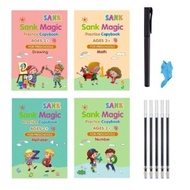 [TULALA SHOP]Magic Book Alfabet Arabic Hijaiyah 1 Set isi 4 Buku