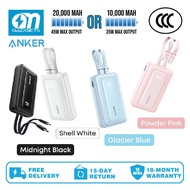 [New]Anker Zolo PowerBank 10,000&20000mAh (35w/45w) Max with Built-in Dual Usb-C Cable(A110L/A110M)
