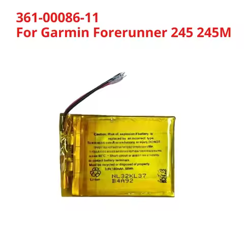 For Garmin Forerunner 245 245M 361-00086-11 Replacement Smartwatch Battery