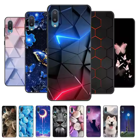 Cases For Samsung Galaxy A02 Fashion Soft Silicone TPU Case Back Covers For Samsung A02 Phone Case a