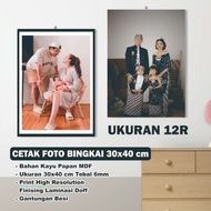 PRINT PHOTO POSTER FRAME size 30x40cm 6mm MDF Board