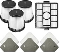 10 Packs Filters Compatible With Shark Bu3521 Bu3523 Bu3120 Clean Lightweight Cordless Cleaner Auto-
