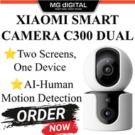 [READY STOCK] Xiaomi Smart Camera C300 DUAL Lens 2K 3MP CCTV Dual Screen Linkage WiFi 6 AI Detect
