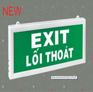 [HCM]Đèn lối thoát Exit 2 mặt Kentom KT120 pin sạc
