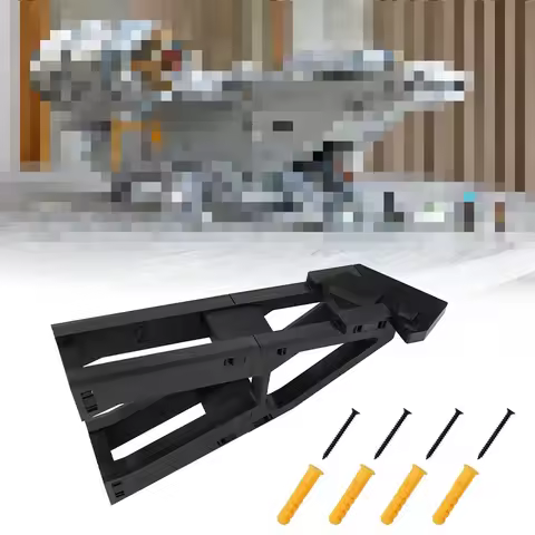 DIY Building Block Wall Display Bracket Wall Mount Holder for Lego 75331 The Razor Crest UCS Star Wa