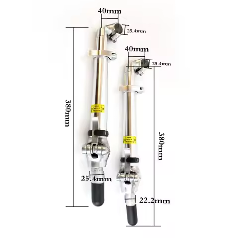 G73 Bicycle Stem Aluminum Folding Handlebar Adjustable Front Fork 22.2mm/25.4mm Folding Riser Electr
