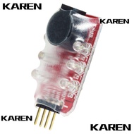 KAREN1 Lithium Battery Alarm, Plastic Shell Lightweight Battery Alarm Buzzer,  LED Indicator Buzzer 