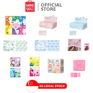 MINISO Travel Facial Tissue Dry Wipes (BT-21/Ultra Soft Pack/ Disney Buzz, Lotso, Alien/Barbie/ MIKK