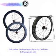Pizz Pista Cypher carbon rims for Fixed Gear bicycles