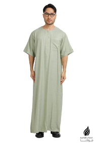 Jubah Lelaki Dewasa 0002 Morocco Lengan Pendek