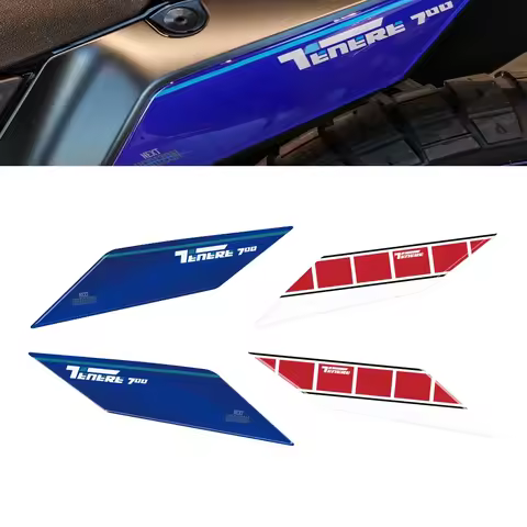 For Yamaha TENERE 700 T7 T700 2019 2020 2021 2022 2023 2024 Motorcycle 3D Gel Rear Side Protectors S