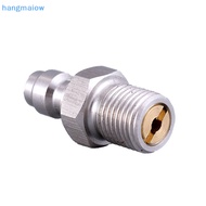 {hangmaiow} PCP Paintball Pneumatic Quick Coupler 8mm M10x1 Male Plug Adapter Fitg 1/8NPT {well}